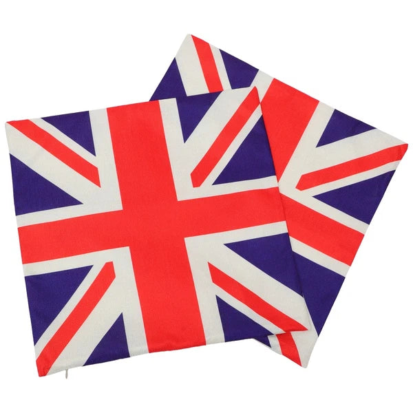 2 Pcs Cushion Cover Office Throw Pillowcase Sofa Couch Bed Pillowcases