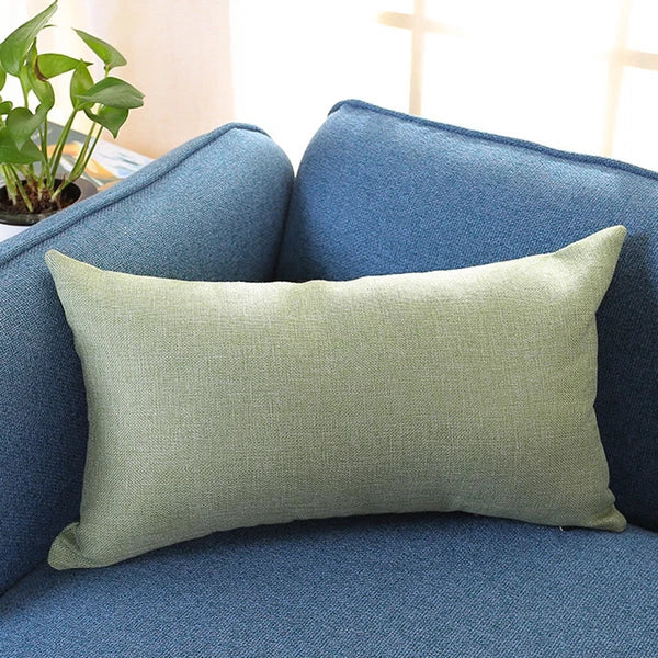 Rectangle Cushion Cover Silk Throw Pillow Case Sofa Car Bed Pillowcase  House