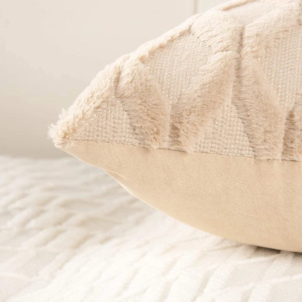 18X18"Throw Pillow Covers Corduroy Sofa Cushion Plush Decor Sofa Cushion Cover