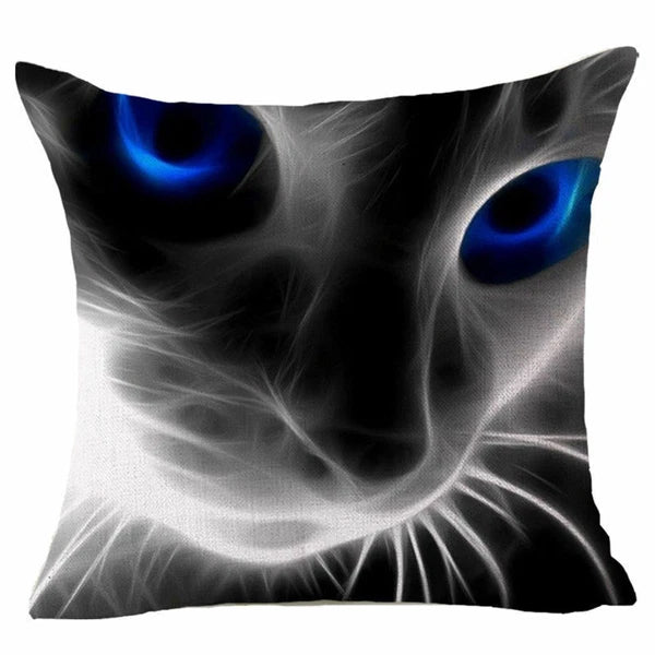 18'' 3D Animal Throw Chair Seat Pillow Case Cover Sofa Waist Cushion Cover