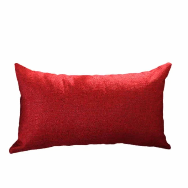 Rectangle Cushion Cover Silk Throw Pillow Case Sofa Car Bed Pillowcase  House