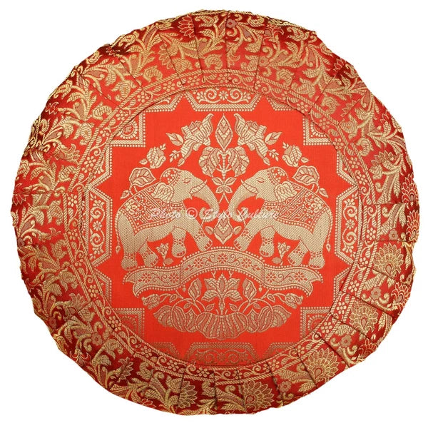 Brocade Jacquard Cushion Cover DecorativeElephant Pillow Cases For Home Decor