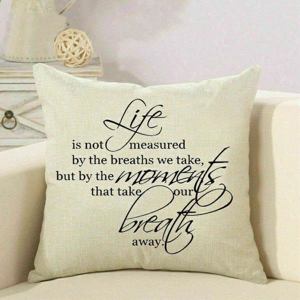 Cushion Pillow Throw Square Waist Home Case Sofa Cover Decorative