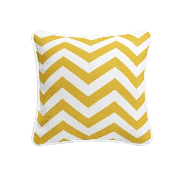 Chevron Cushion Covers 100% Cotton Zigzag Style Home Sofa Outdoor Décor 18x18''.
