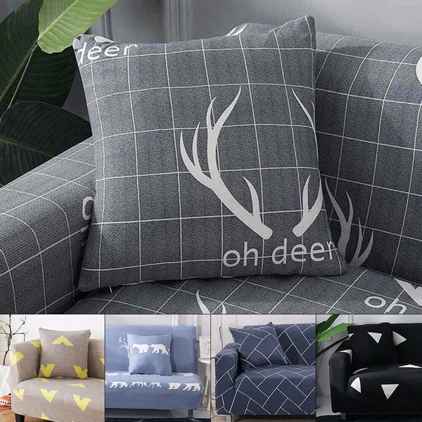 Square Home Sofa Decor Pillow Cover Case Cushion Cover Soft Breathable 17.7"