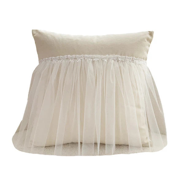 18 x 18 in Embrodiery Lace Throw Pillow Covers Case Sofa Bed Cushion Cover Decor