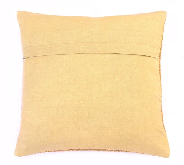 Hallway Docor Sofa Sham Pillowcase Indian Kilim Cushion Cover 2 Pc Wool jute 18"