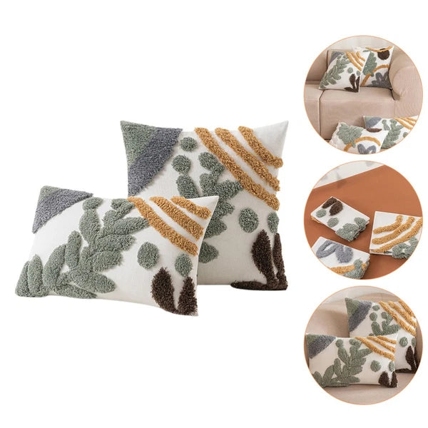 Pillow Case Cotton Cushion Covers Boho Pillows Sofa Couch Bed Pillowcases