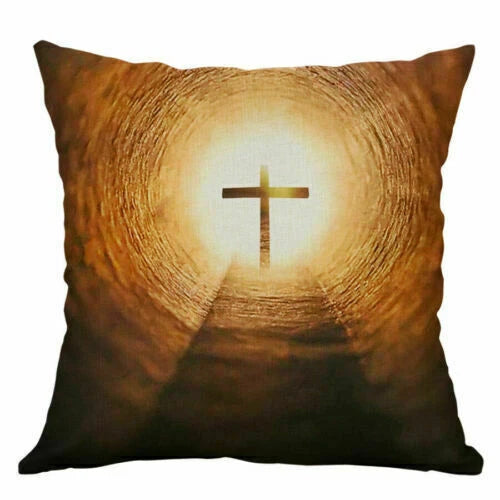 New Sofa Decor Throw Home Car Cover Cross 18" Case Pillow Cushion