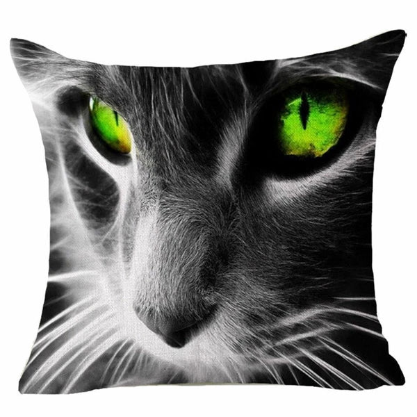 18'' 3D Animal Throw Chair Seat Pillow Case Cover Sofa Waist Cushion Cover
