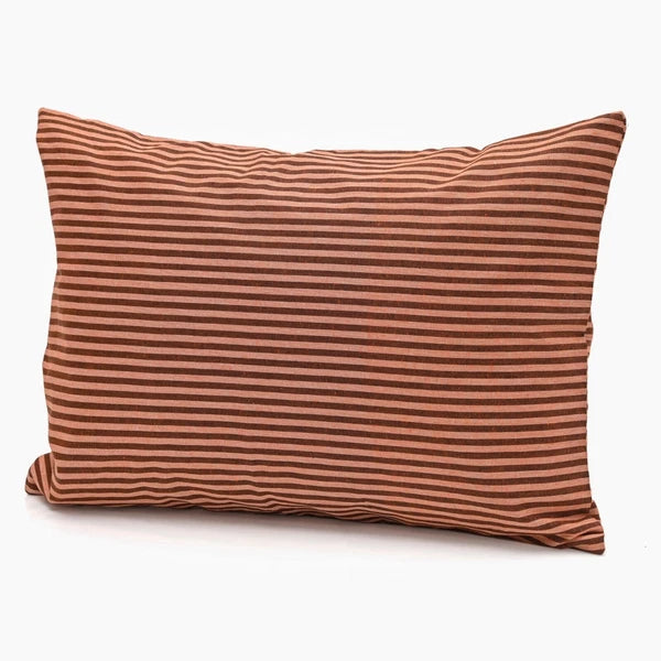 Cotton Pillow Case Cover Home Sofa Bad Decor Striped Throw Cushion Cover-18x28