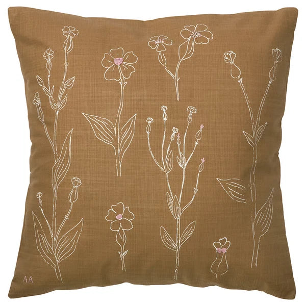 IKEA ÅKERNEJLIKA Cushion Cover 50x50cm Sofa Pillow Case Soft Flower Patterned