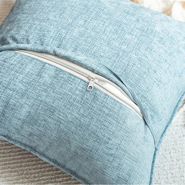 22x22in Chenille Fabric Throw Pillow Covers Sofa Bed Cushion Case Home Decor