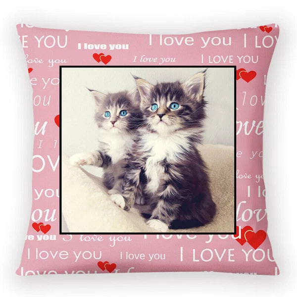 Letters Quote Words I Love You Throw Pillow Cases Cushion Covers Home Sofa Decro