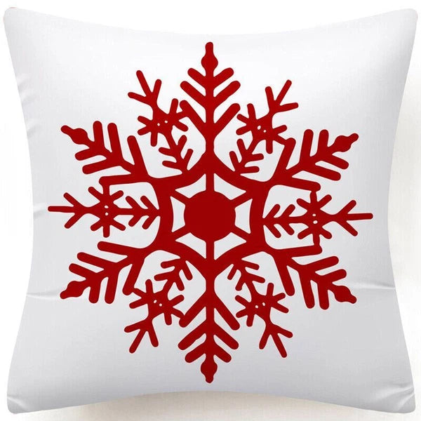 Throw PILLOW COVERS Christmas Decorative Xmas TWO-Sided Sofa Cushion Case 18x18"