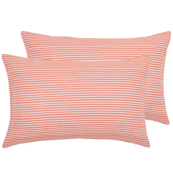 Cotton Throw Pillow Cover Striped Cushion Case Covers Home Sofa Decor 18 x 28"