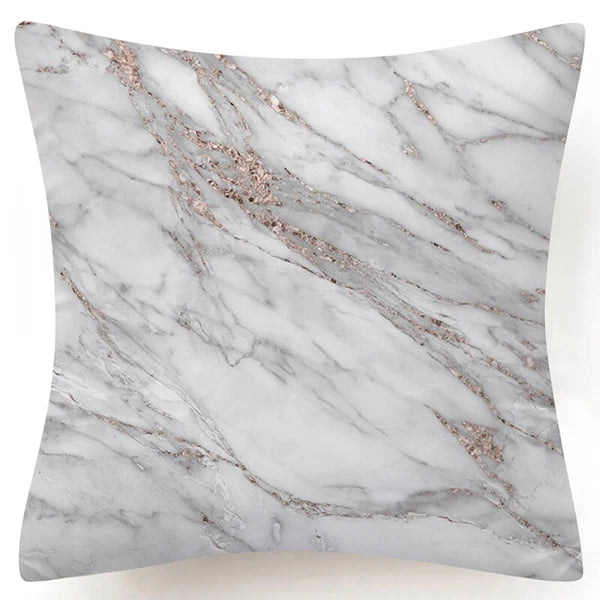 Marble Print Throw PILLOW COVER Decorative 2-Sided Sofa Bed Cushion Case 18x18"