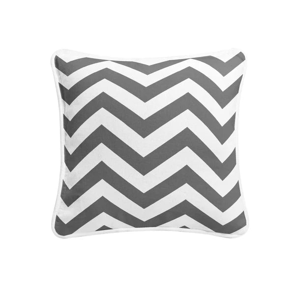 Chevron Cushion Covers 100% Cotton Zigzag Style Home Sofa Outdoor Décor 18x18''.