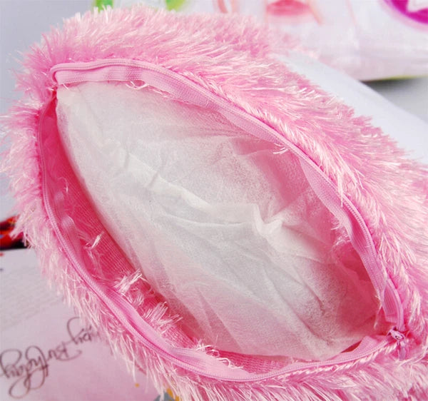 10Pcs Sublimation Blank Pillow Cases Plush Cushion Cover Home Sofa Decor Heart