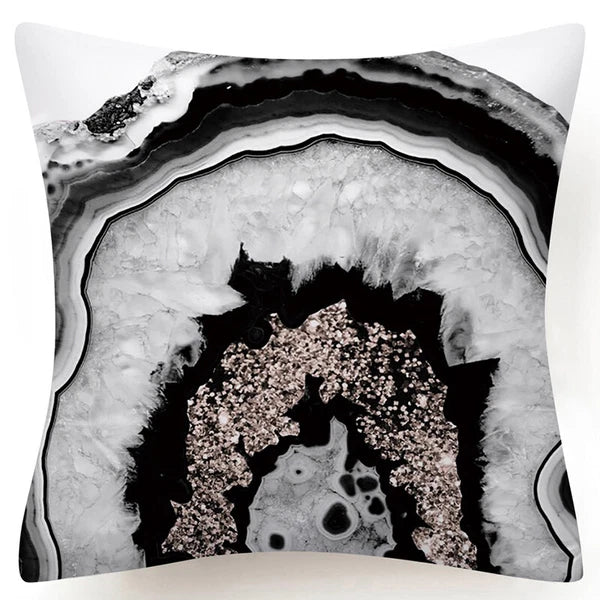 Marble Print Throw PILLOW COVER Decorative 2-Sided Sofa Bed Cushion Case 18x18"