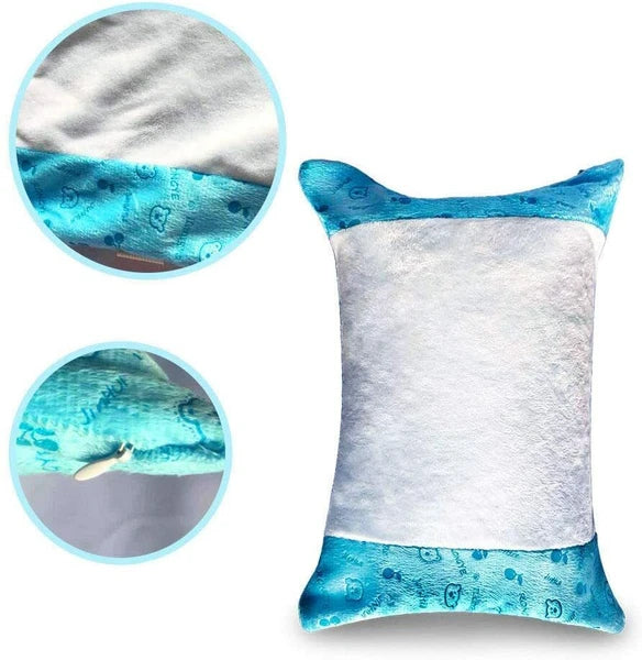 20 x Sublimation Blanks Pillow Case Cartoon Cushion Cover Sofa Decor DIY Printed