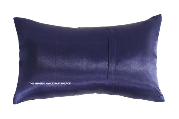 Handmade Brocade Silk Cushion Cover Indian Home Sofa Decor Pillow Case 12"x20"