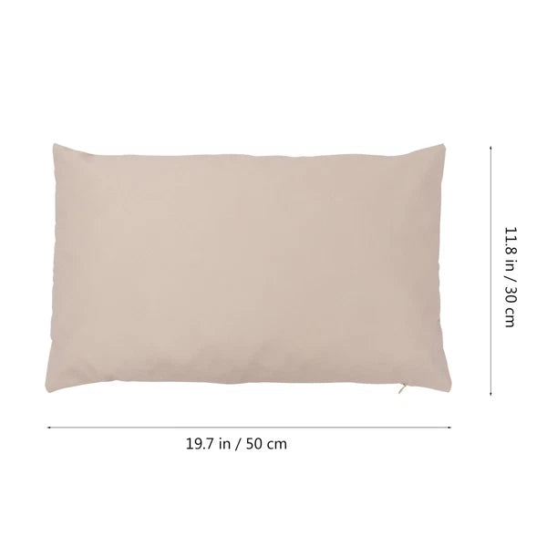 2 Pcs Waterproof Throw Pillowcase Couch Cushion Cover Sofa Protection