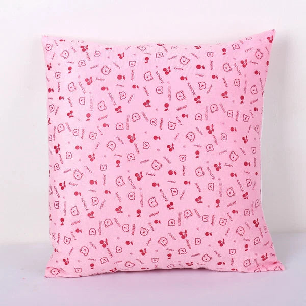 4 x Bowknot Plush Cartoon Pillowcase Sublimation Blank Sofa Throw Cushion Cover