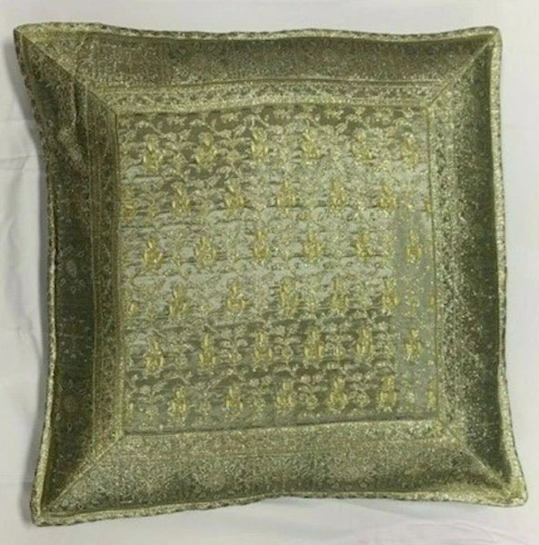 Square Pillowcase for Sofa Bed or Car 16" x 16"  Soft rayon Throw Pillow Covers