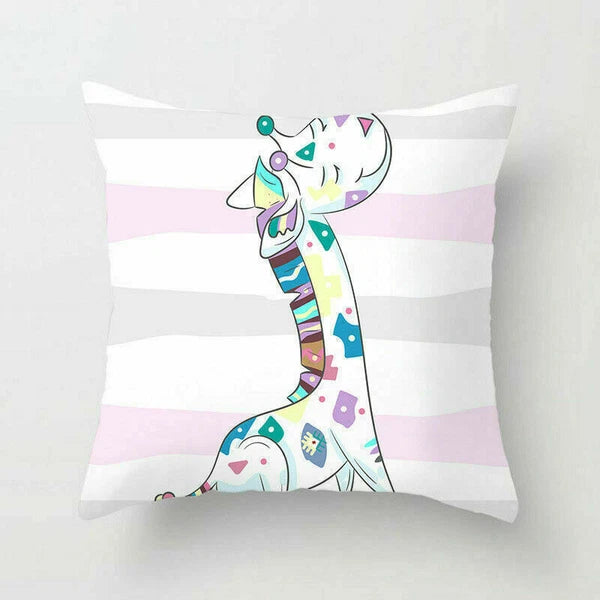 Animal Print Pillow Case Cover Polyester Sofa Waist Home Cover Cushion Decor 18"