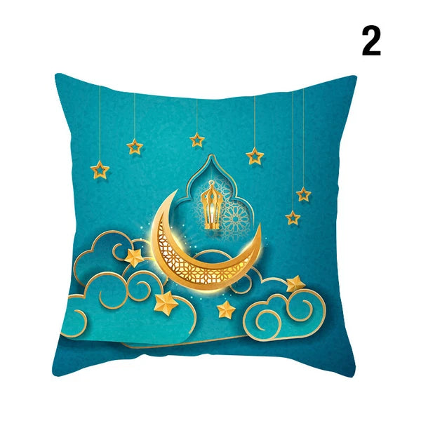 2X Cushion Cover Pillow Case Sofa Ramadan Bedroom Home Decorative Pillowcase