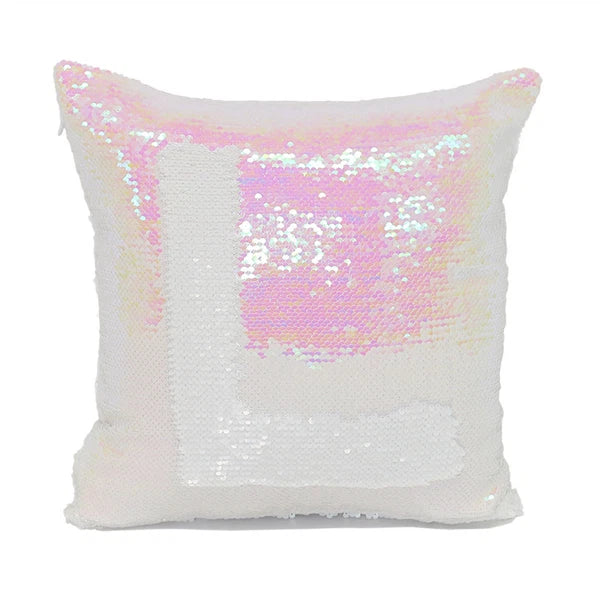 50Pcs Sublimation Blank Reversible Sequin Pillow Case Throw Cushion Cover 16x16"