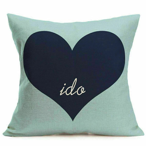 Sofa Decor Pillow Words Throw Cover Case Cushion Love Print