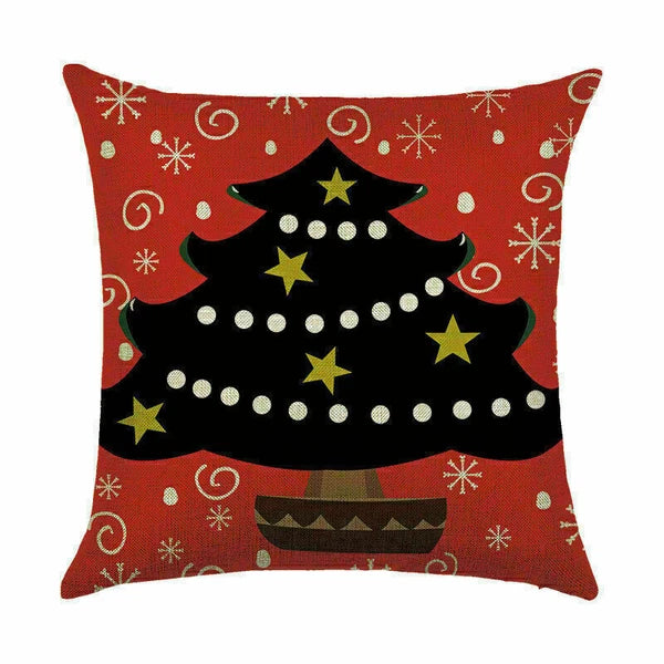 Pillow Christmas Case Sofa Car Throw Home Cover Cushion Decor Santa