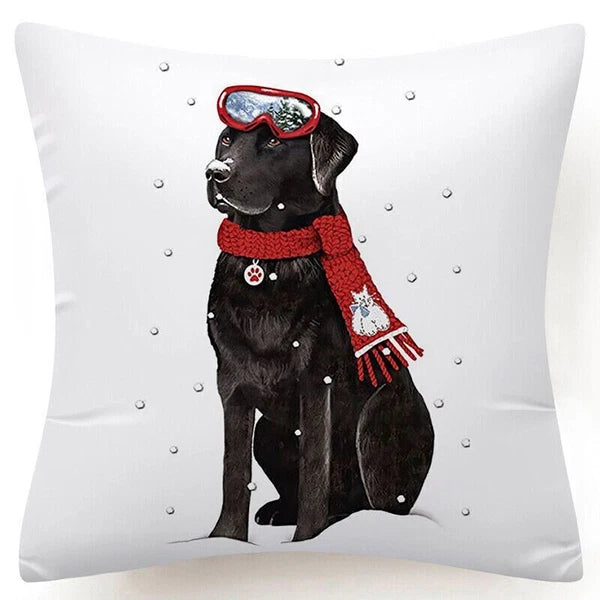 Throw PILLOW COVERS Christmas Decorative Xmas TWO-Sided Sofa Cushion Case 18x18"