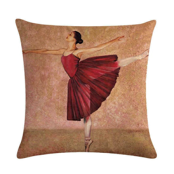 Decor Cushion Sofa Pillow Cover Cover Case Home Girl 18"*18" Pillow Dance