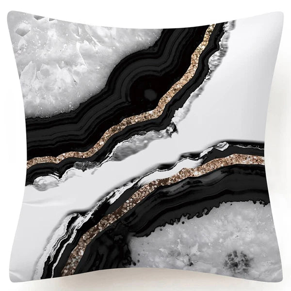 Marble Print Throw PILLOW COVER Decorative 2-Sided Sofa Bed Cushion Case 18x18"