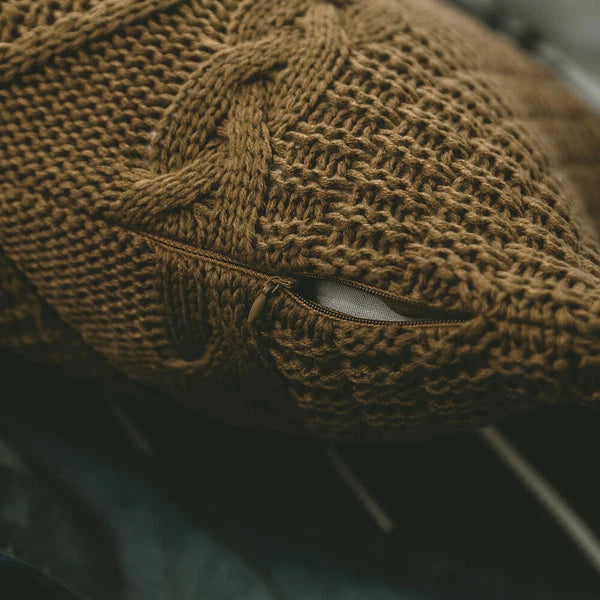 Square Knitted Tassel Pillowcase Sofa Bed Waist Throw Back Cushion Covers Chair