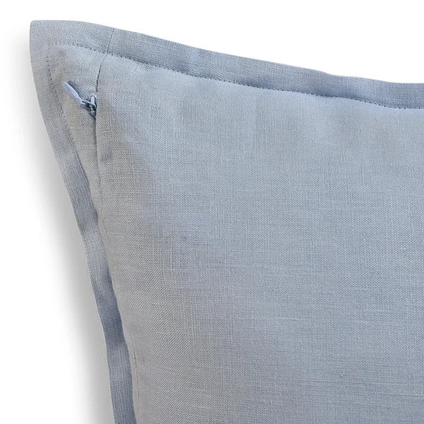 Solino Home Square Linen Pillow Cover for Cushion Couch, Sofa Bed, Santa Barbara