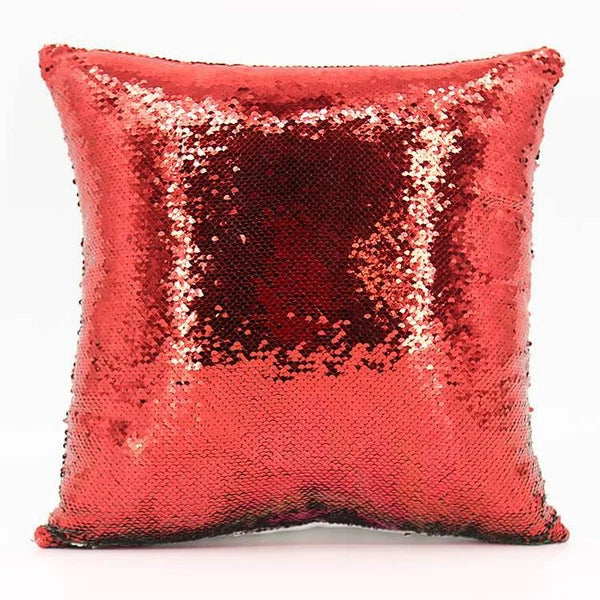 50Pcs Sublimation Blank Reversible Sequin Pillow Case Throw Cushion Cover 16x16"