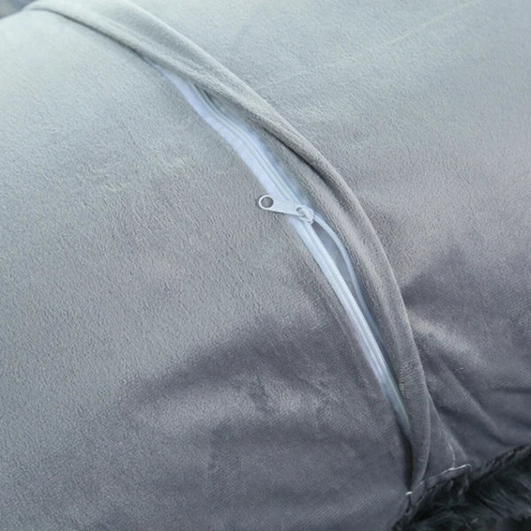 Faux Fur Fluffy Plush Throw Pillow Cases Shaggy Sofa Bed Cushion Cover 50x70cm