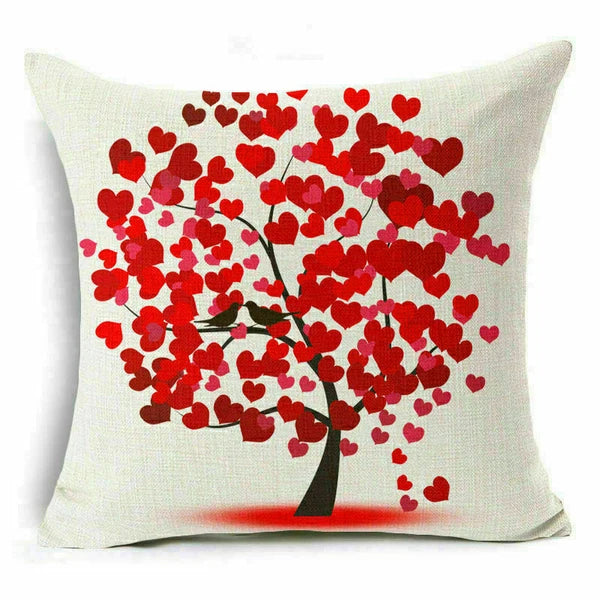 Throw Pillow Fashion Flower Tree  Case Sofa Home Cover Cushion Decor