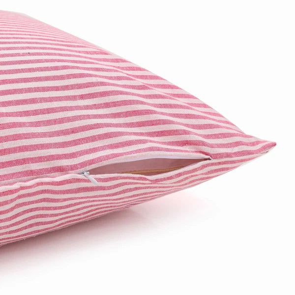 Cotton Pillow Case Cover Home Sofa Bad Decor Striped Throw Cushion Cover-18x28