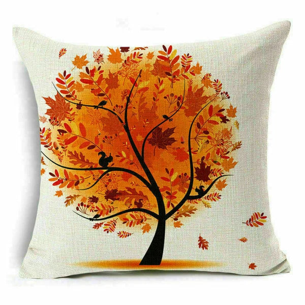 Throw Pillow Fashion Flower Tree  Case Sofa Home Cover Cushion Decor