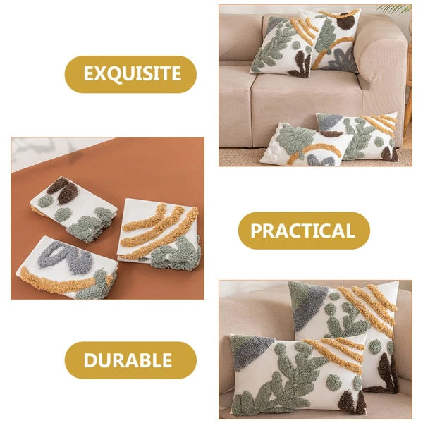 Pillow Case Cotton Cushion Covers Sofa Couch Bed Pillowcases Pattern Throw