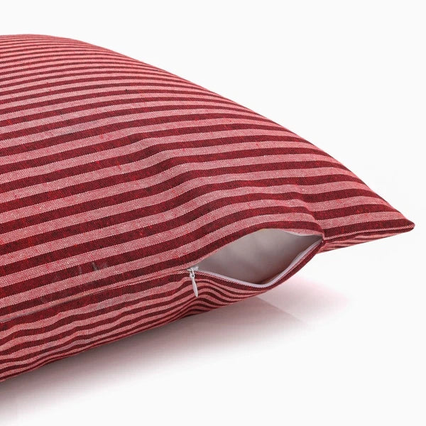 Cotton Pillow Case Cover Home Sofa Bad Decor Striped Throw Cushion Cover-18x28