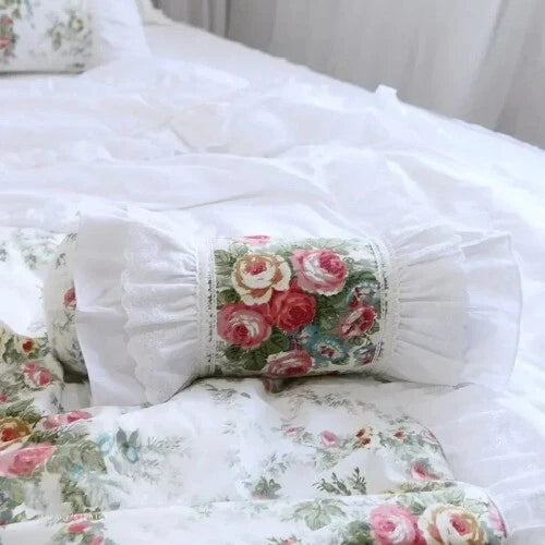 Top Floral Lace Cushion Bedding Cute Throw Pillow CASE Cushions Sofa PillowCASE