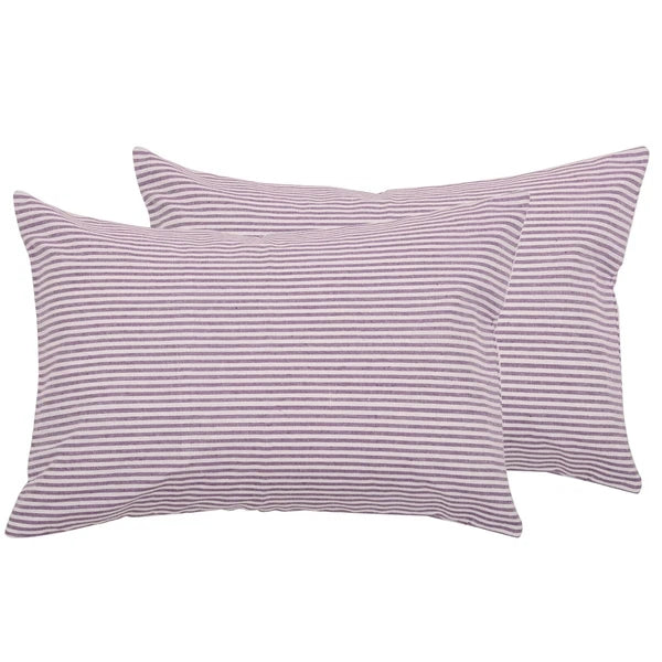 Cotton Cushion Covers Striped Throw Pillow Cover Case Sofa Bad Home Decor-18x28