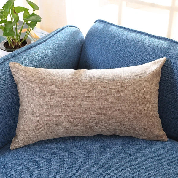 Rectangle Cushion Cover Silk Throw Pillow Case Sofa Car Bed Pillowcase  House