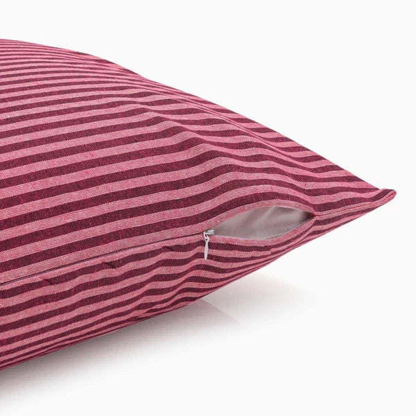 Cotton Cushion Covers Striped Throw Pillow Cover Case Sofa Bad Home Decor-18x28
